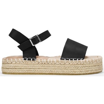 Bosanova Sandalias Sandalias negras plataforma esparto