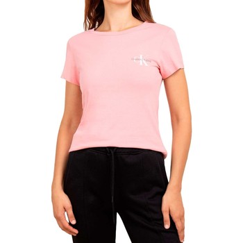 Calvin Klein Jeans Camiseta Camiseta Básica Rosa