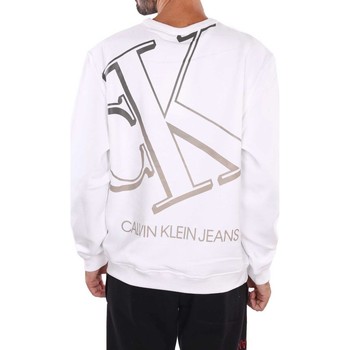 Calvin Klein Jeans Jersey Sudadera Degrade Bold Back Blanca