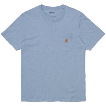 Carhartt Camiseta Camiseta S/S Pocket Hombre Azul claro
