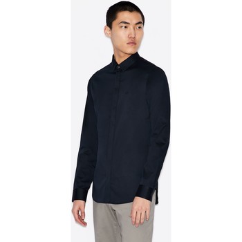 EAX Camisa manga larga CAMISA CON ABOTONADURA OCULTA