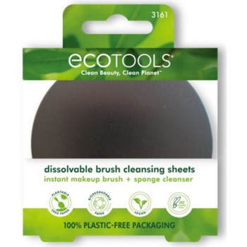 Ecotools Pinceles Dissolvable Brush Cleansing Sheets