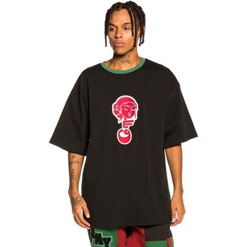 Grimey Camiseta CAMISETA NEGRA SINGGANG JUNCTION HEAVY WEIGHT TEE