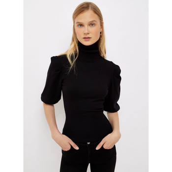 Liu Jo Jersey Jersey de cuello alto negro