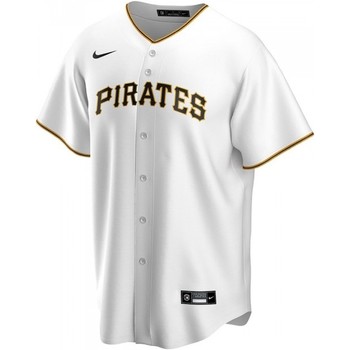 Nike Camiseta BEISBOLERA BLANCA PIRATES MBL JERSEY