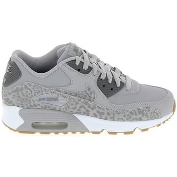 Nike Zapatillas Air Max 90 LTR Print Jr Gris 1006724430016