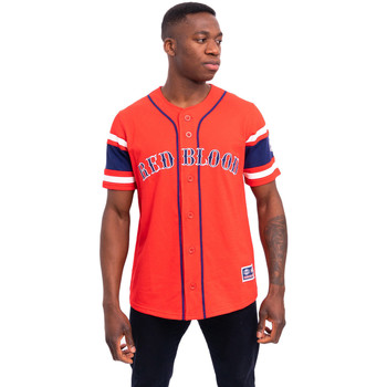 Area Zero Camisa manga corta BEISBOLERA RED BLOOD JERSEY BASEBALL SHIRT