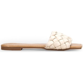 Bosanova Sandalias Sandalias blancas planas con trenzado