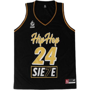 Clan Camiseta CAMISETA NEGRA HIP HOP 24/7 TIRANTES