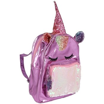 Inca Mochila Mochila Lentejuelas Forma Unicornio Con Orejas Y Cuernos