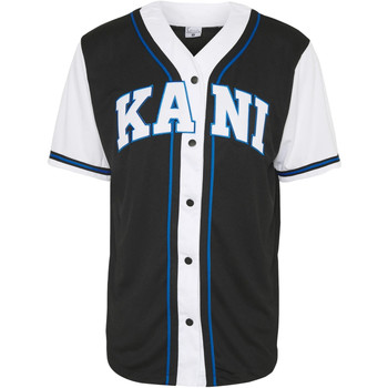 Karl Kani Camisa manga corta BEISBOLERA NEGRA SERIF BLOCK SHIRT