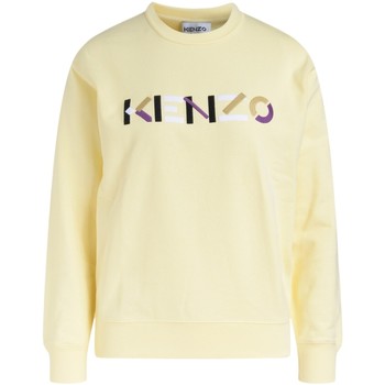 Kenzo Jersey Sudadera de mujer Logo color crema
