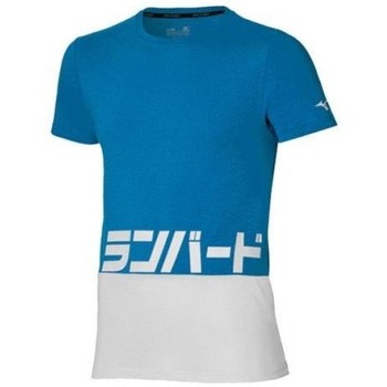 Mizuno Camiseta CAMISETA KATAKANA AZUL BLANCO