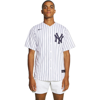 Nike Camisa manga larga BEISBOLERA BLANCA NEW YORK YANKEES STRIPES SHIRT