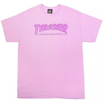 Thrasher Camiseta CAMISETA ROSA OUTLINED ORCHID TEE