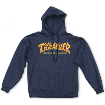Thrasher Jersey Sweat fire logo hood