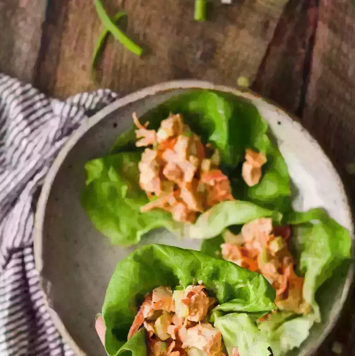 buffalo turkey lettuce wraps