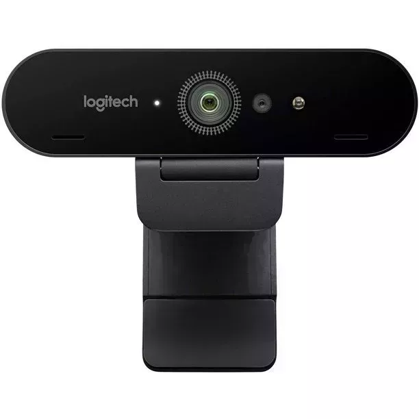 Logitech Brio Ultra HD Webcam on white background