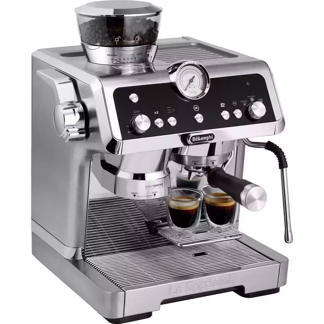 De'Longhi La Specialista Prestigio Espresso Machine on white background