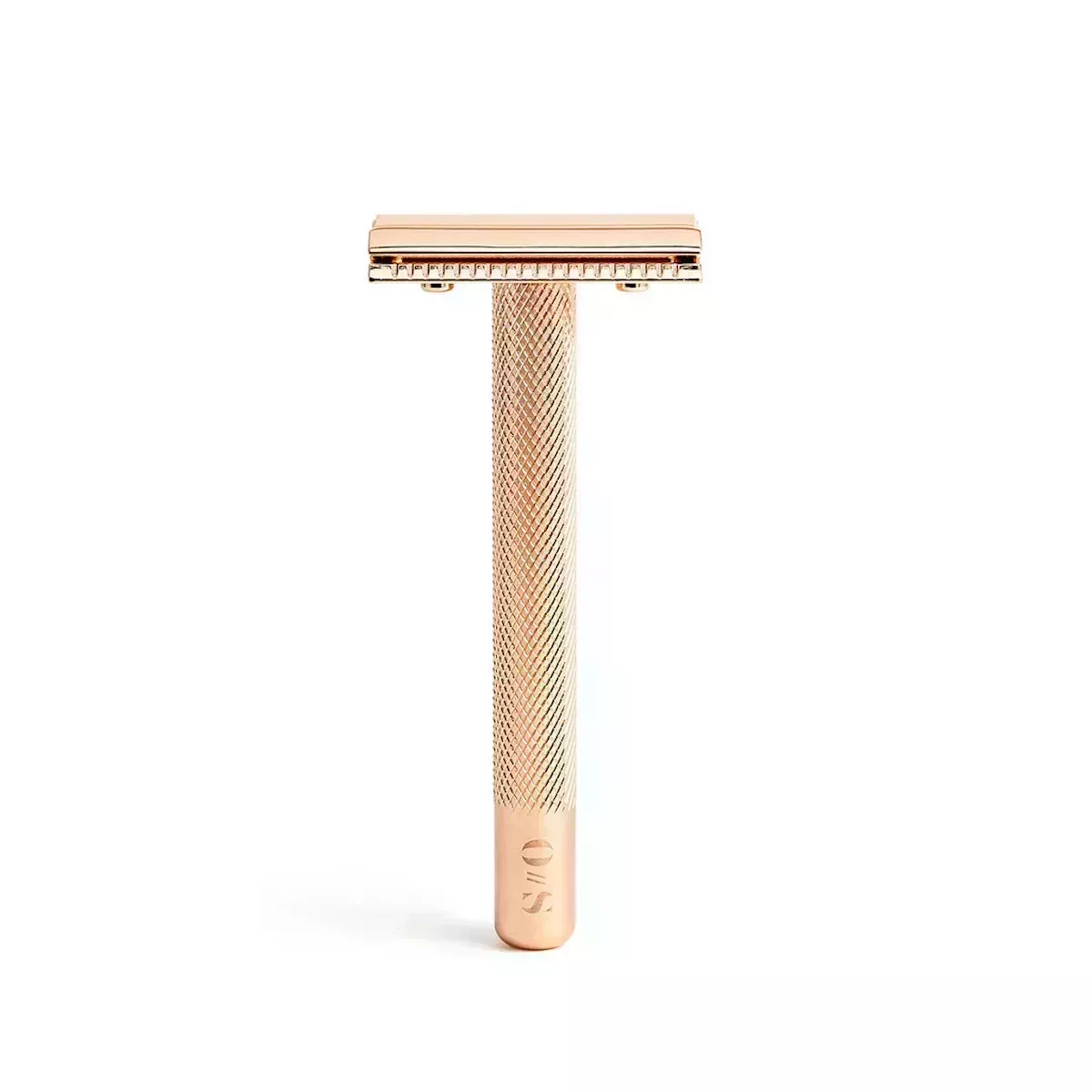 Oui the People Sensitive Skin Razor in Rose Gold on white background