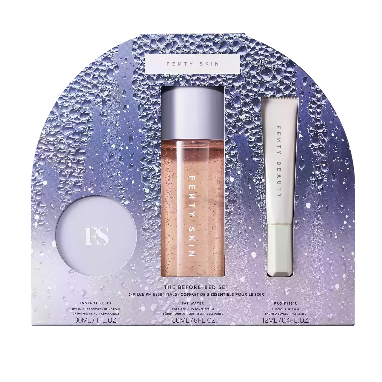 Fenty Skin The Before-Bed Set on white background