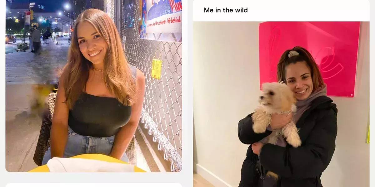 Un entrenador de citas revisó el perfil de Hinge de una joven de 27 años y le dijo que debía reemplazar todas sus fotos, excepto la de su perro