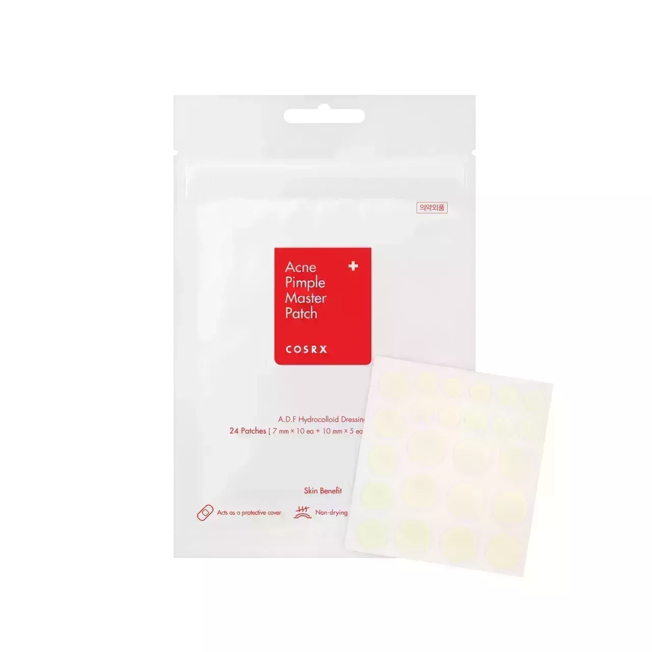 Cosrx Acne Pimple Master Patches on a white background