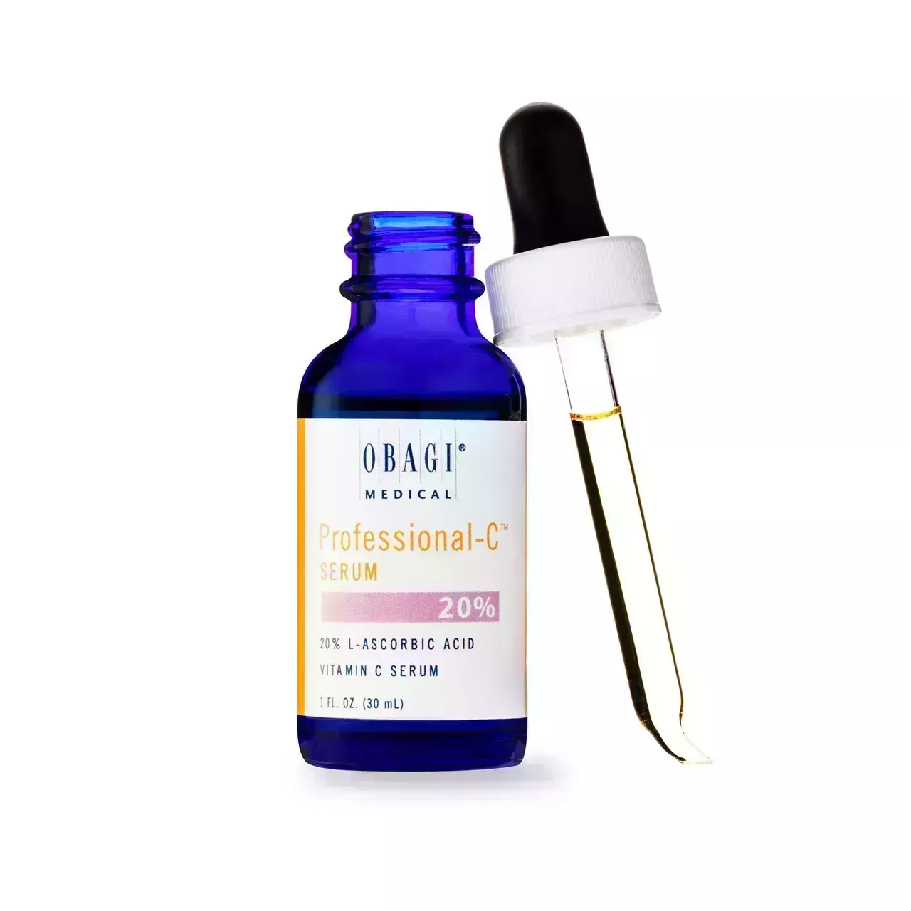Obagi Medical Professional-C Serum 20% on white background