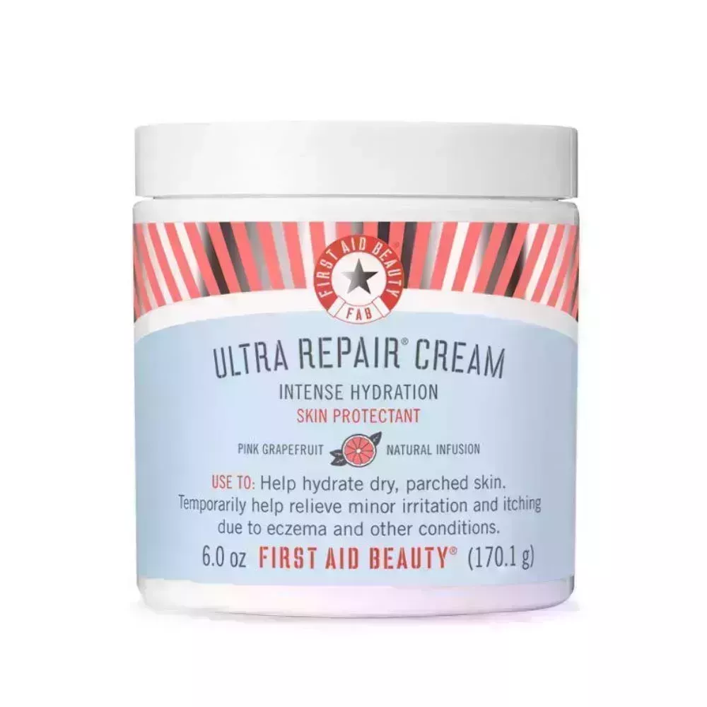 First Aid Beauty Limited Edition Ultra Repair Cream Pink Grapefruit on white background