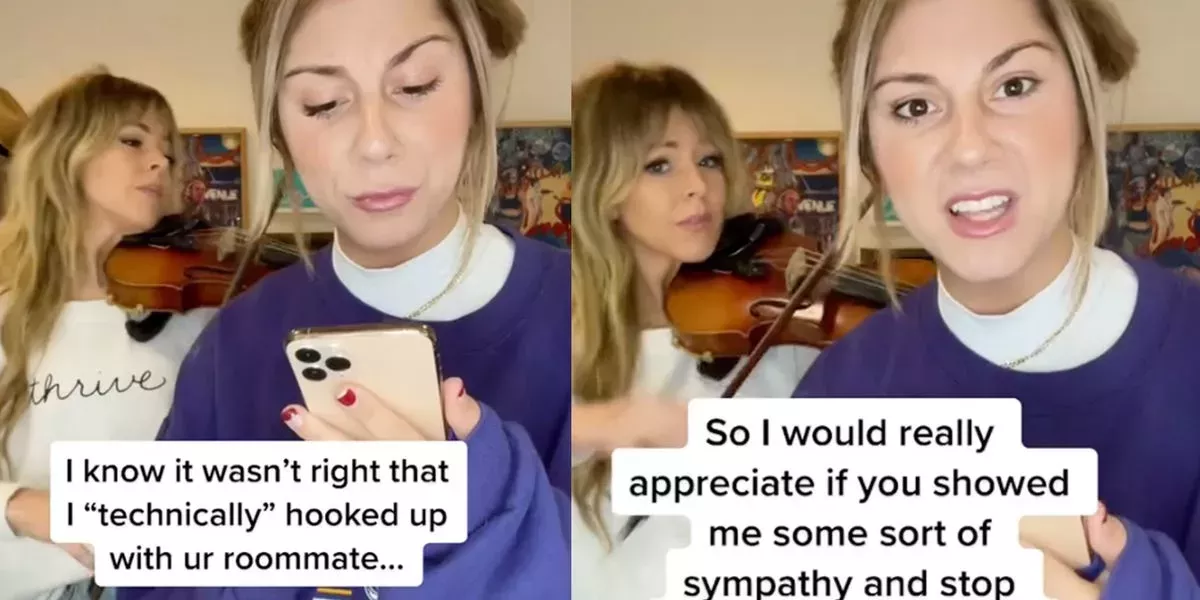 Una mujer convirtió la disculpa de su ex por serle infiel en una canción viral de TikTok con un triste acompañamiento de violín