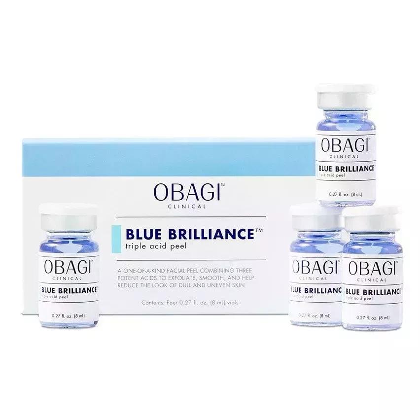 Obagi Clinical Blue Brilliance Triple Acid Peel on white background