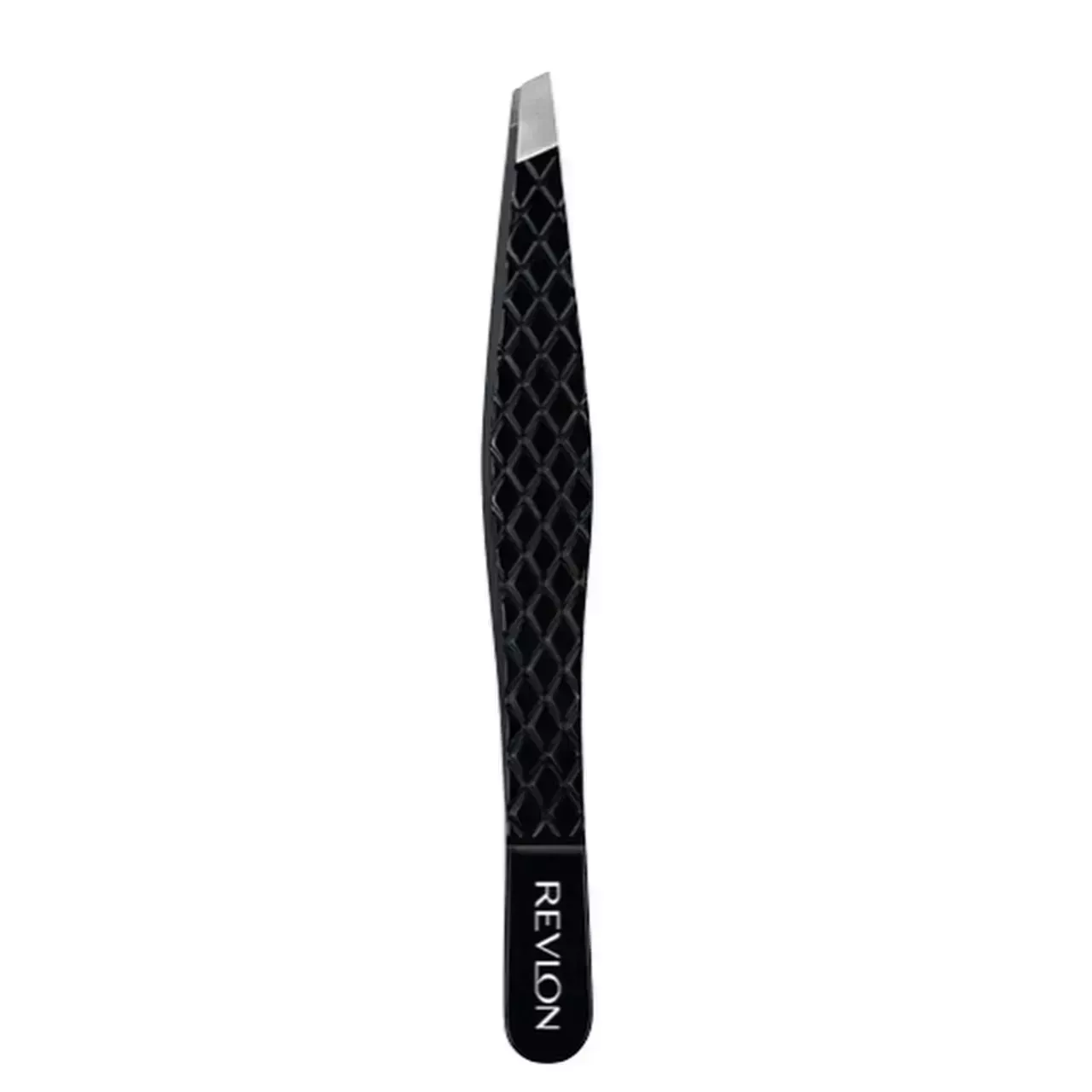 Revlon slant tip tweezer on a white background