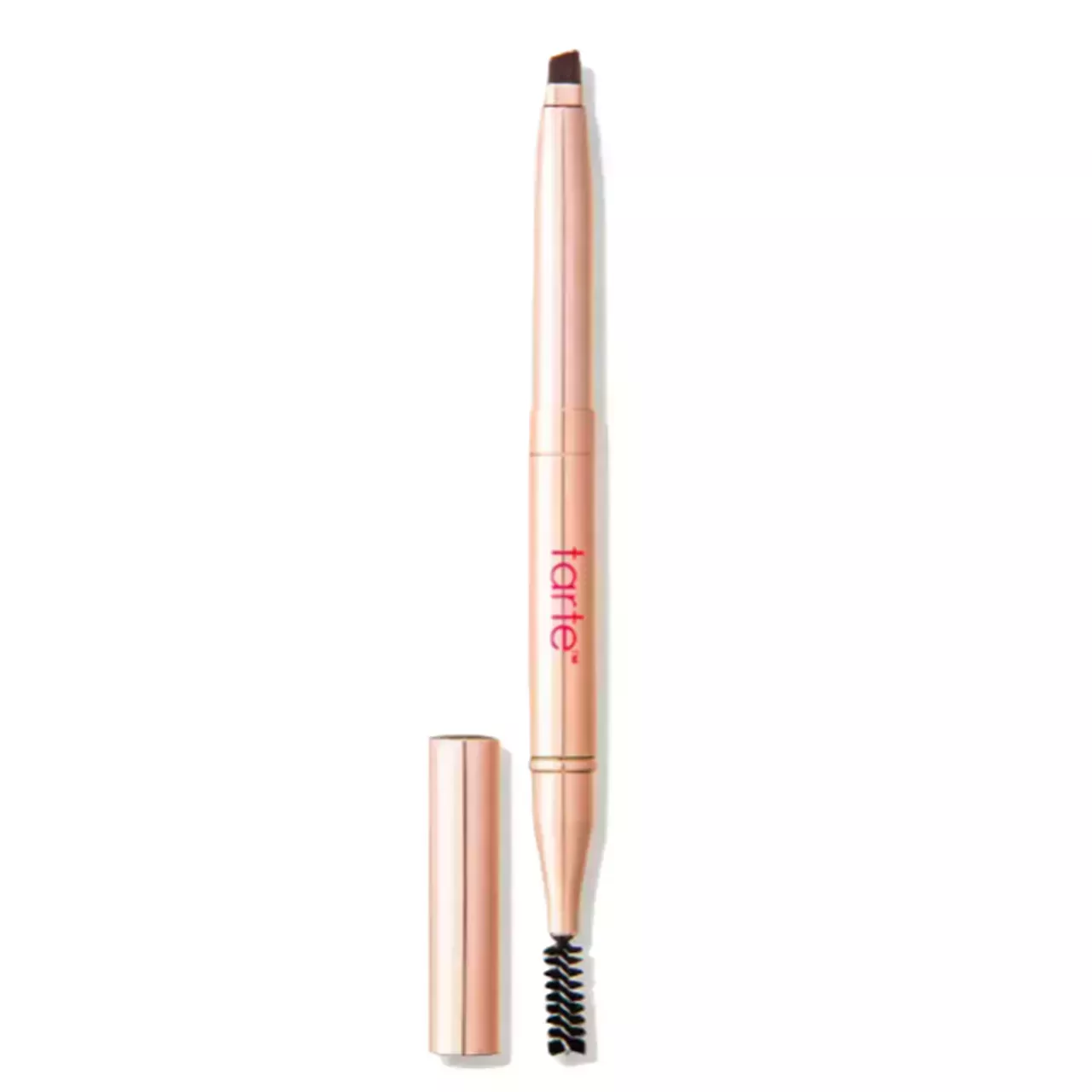 tarte big ego full service brow brush on a white background
