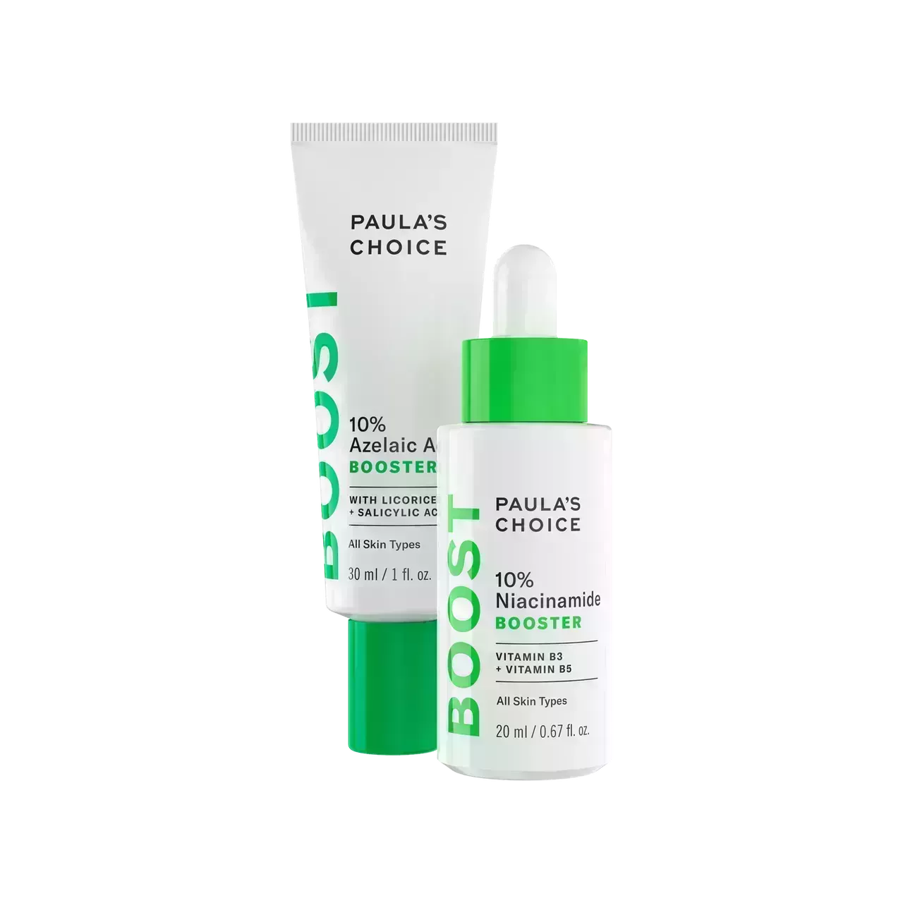 Paula's Choice Niacinamide + Azelaic Acid Duo on white background