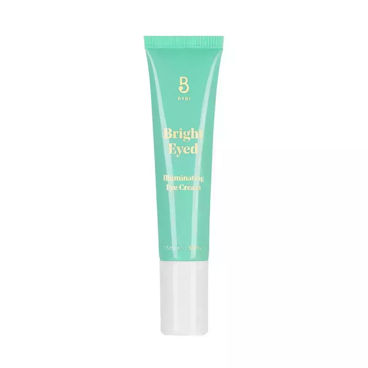 BYBI Bright Eyed Illuminating Eye Cream on white background