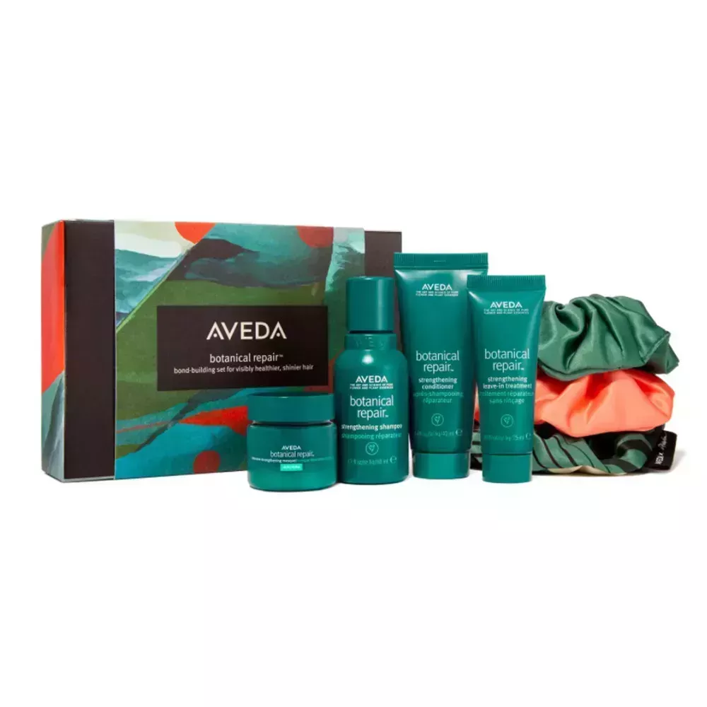 Aveda x 3.1 Phillip Lim Botanical Repair Strengthening Hair Care Travel Set on white background