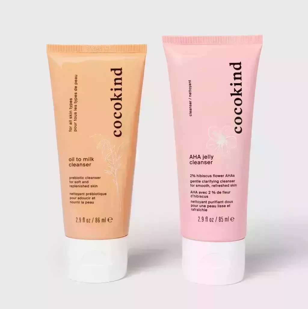 Cocokind Cleanser + Tone Duo on white background