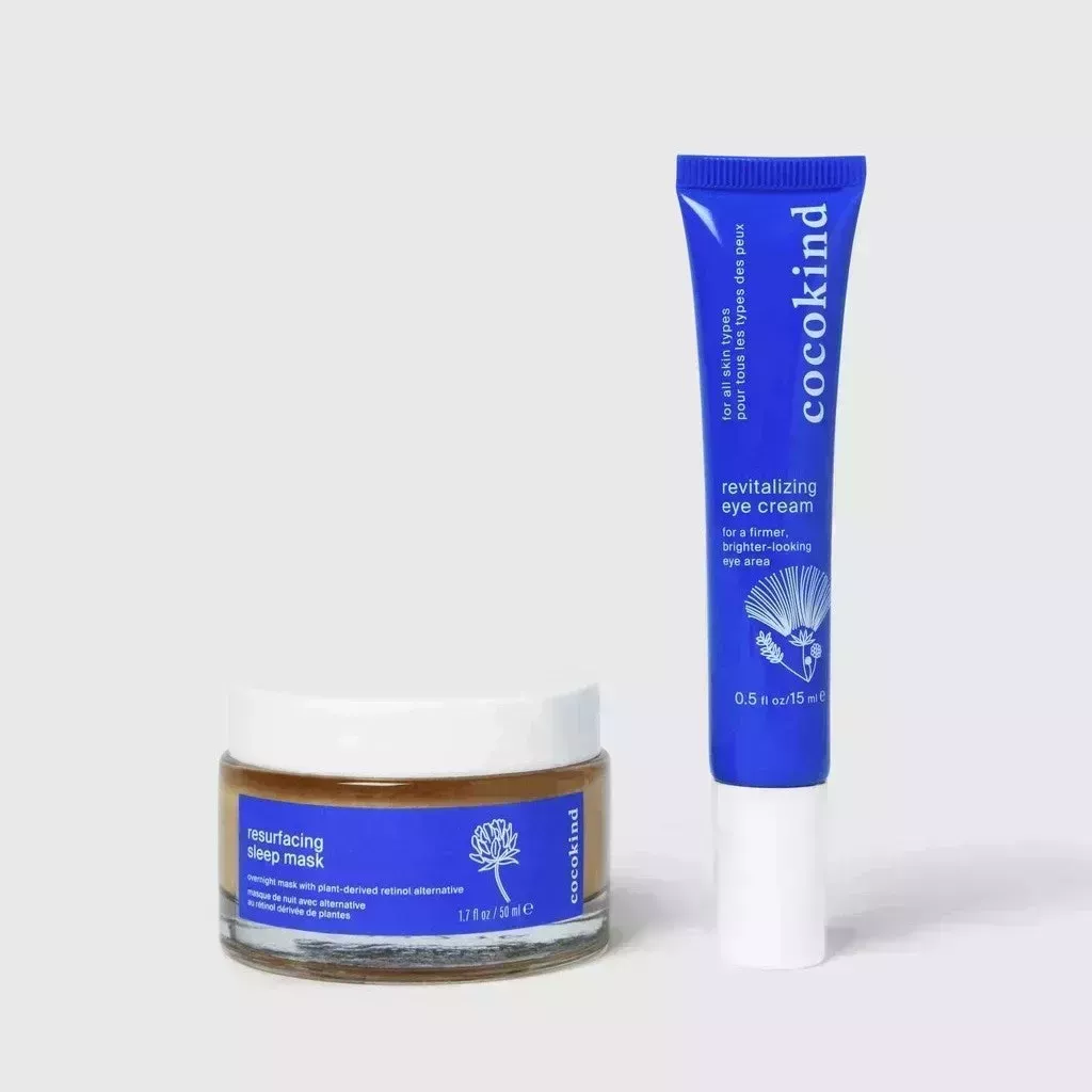 Cocokind Resurface + Review Duo on white background