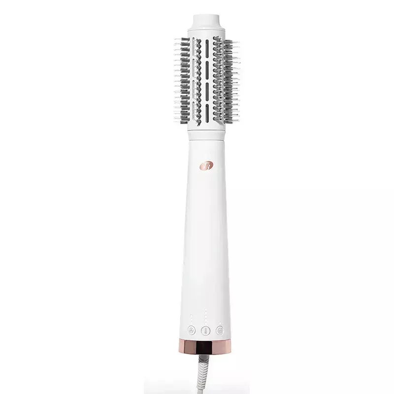 A photo of the T3 AireBrush Duo Blow Dry Brush hair tool on a white background.
