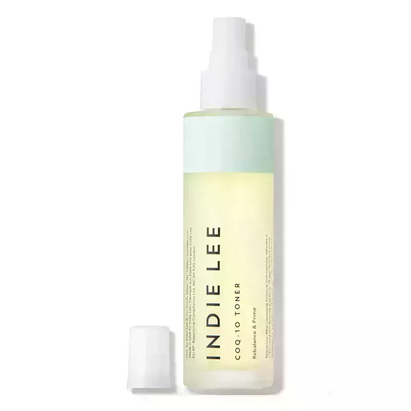 A photo of the Indie Lee CoQ-10 Toner on a white background