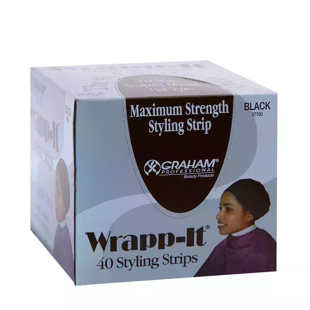 box of wrapp-it styling strips on a white background