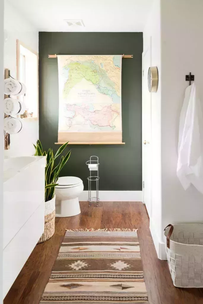 15 diseños de baños verdes que son pacíficos y refrescantes