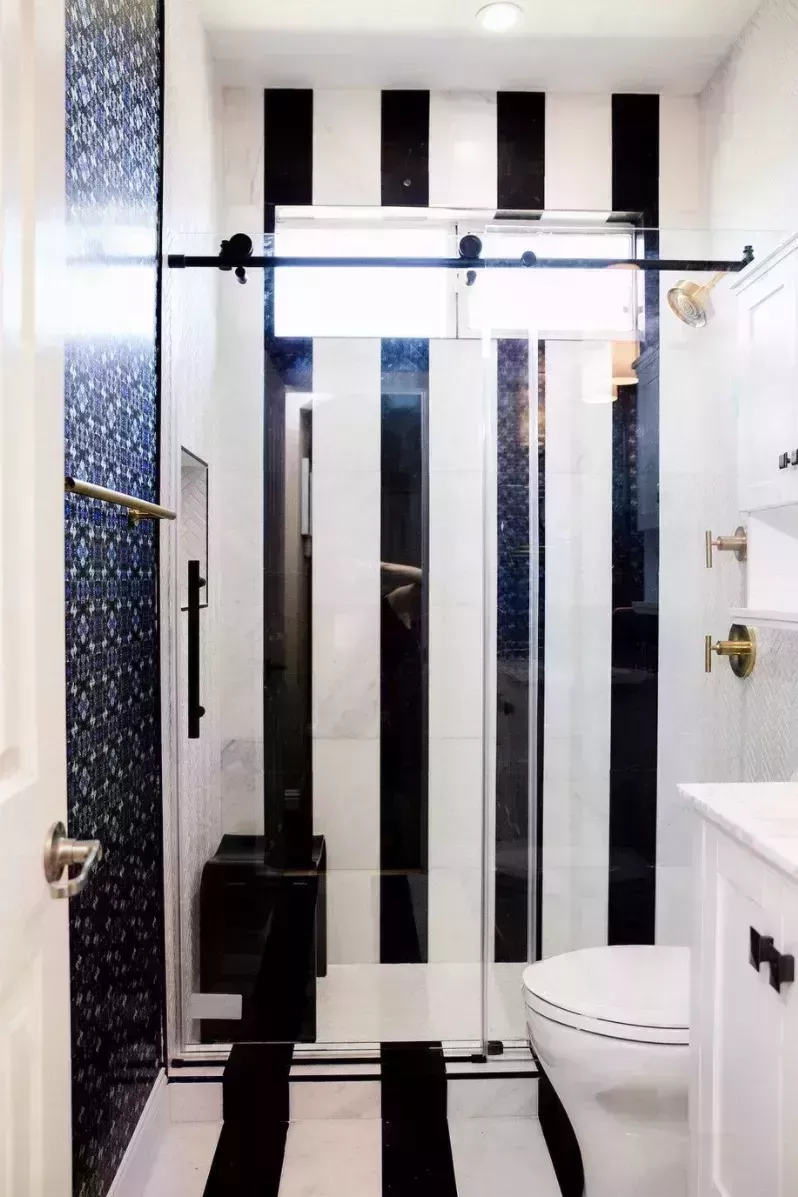 black bathroom ideas osborne and little