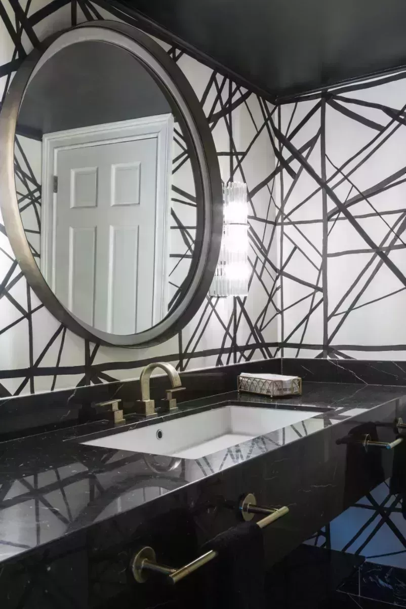 black bathroom ideas sara essex bradley