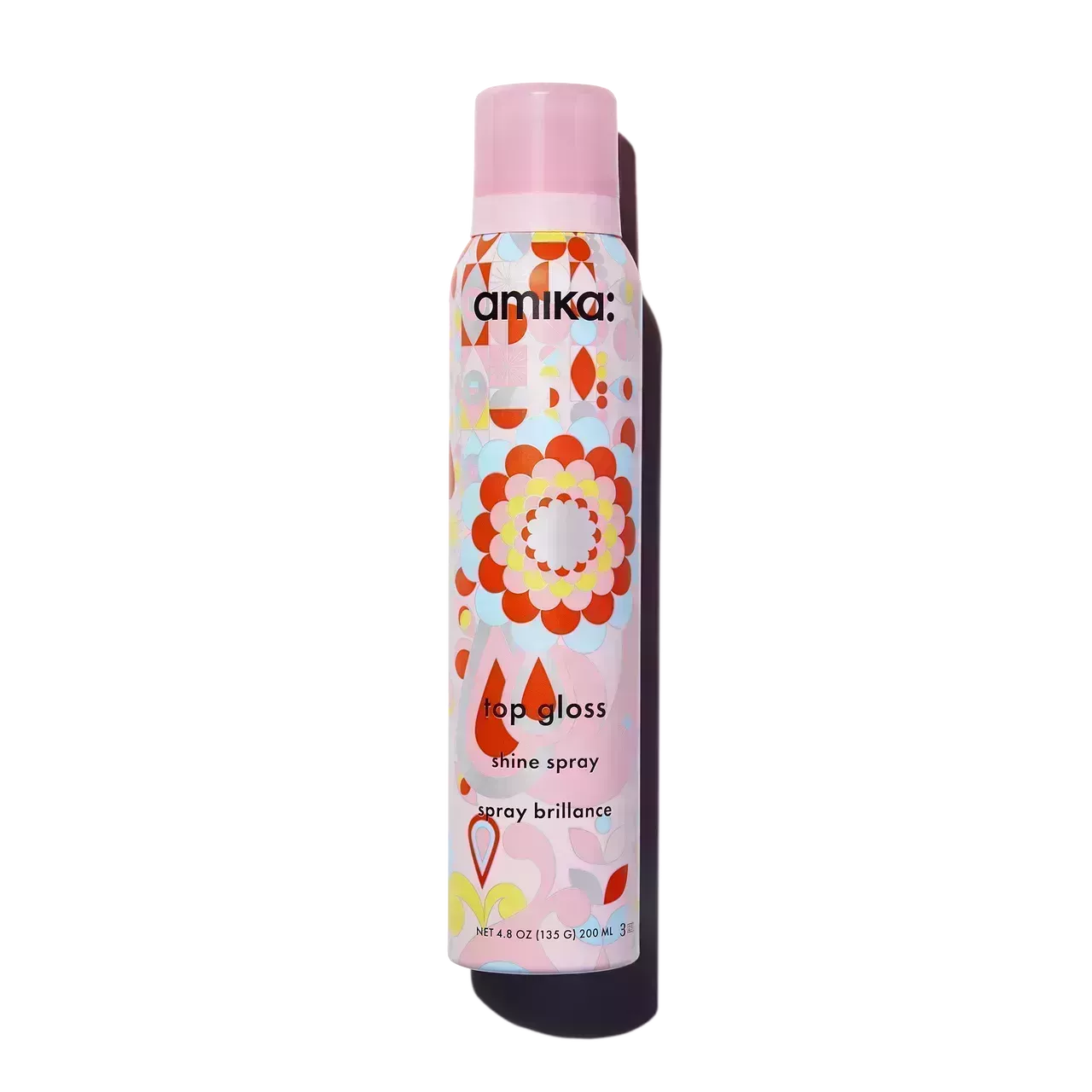 Amika Top Gloss Shine Spray on white background