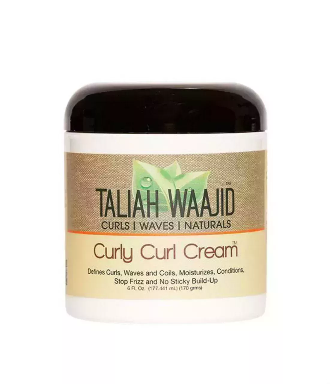 Taliah Waajid Curls, Waves, & Naturals Curly Curl Cream on white background