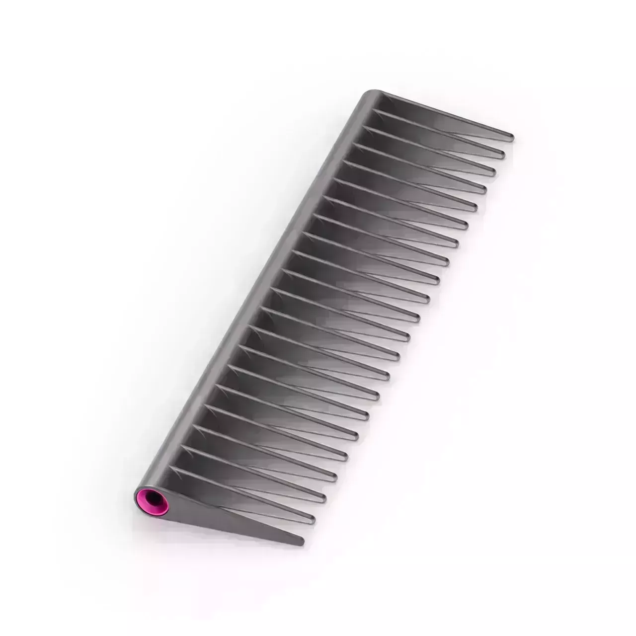 gray dyson detangling come with a fuchsia boottom