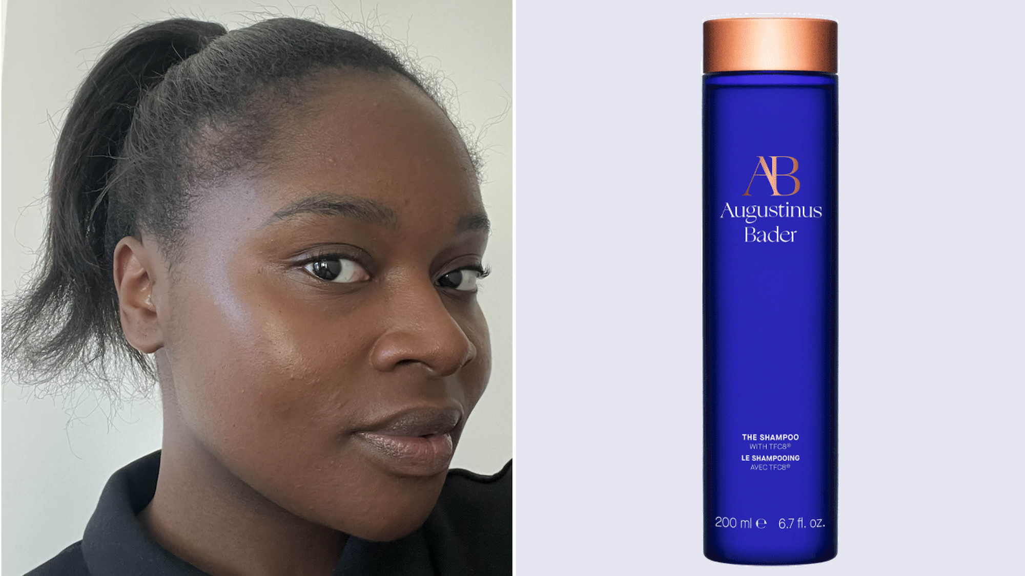 He probado la nueva línea de cuidado del cabello de Augustinus Bader en mis bobinas de tipo 4