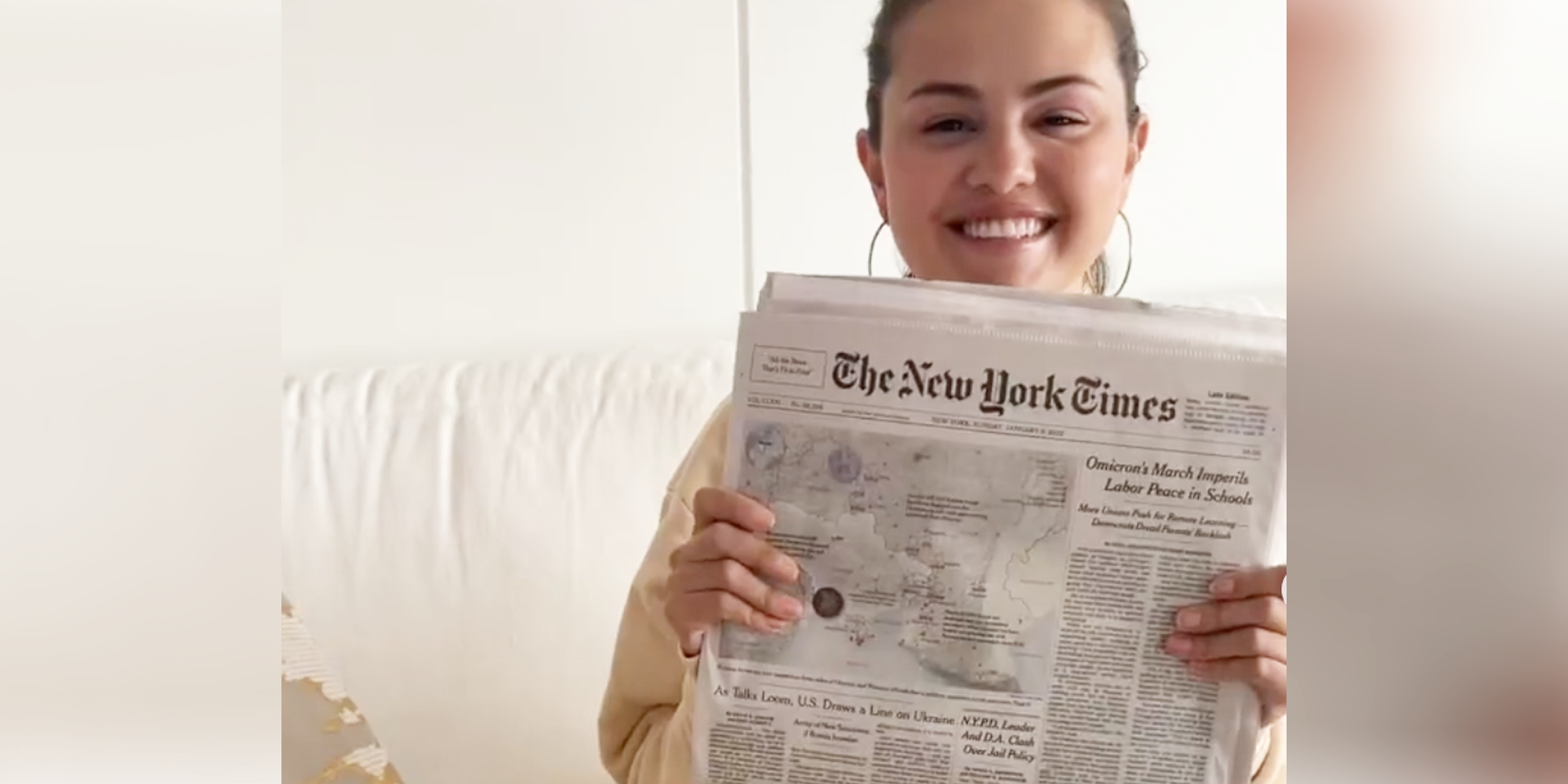 Selena Gomez está positivamente radiante y resplandeciente en un nuevo vídeo de Instagram sin maquillaje