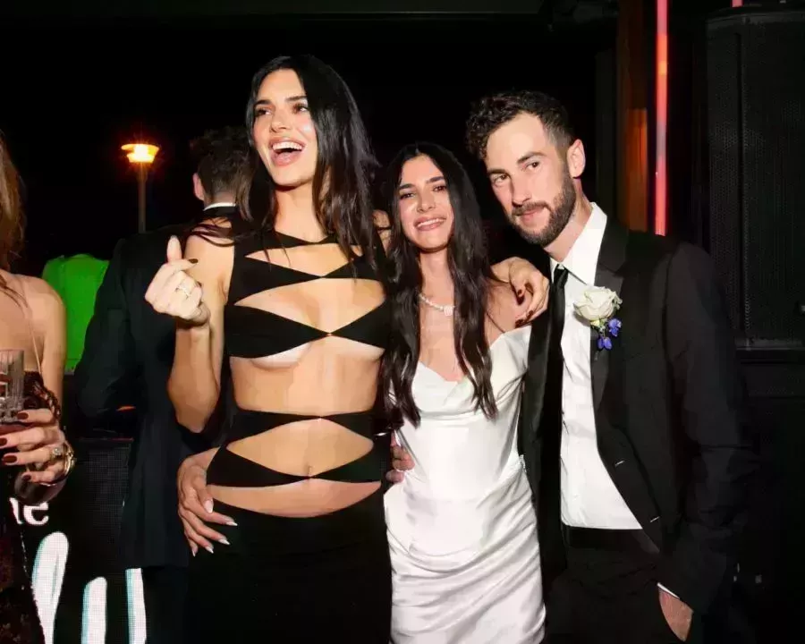 kendall jenner, lauren perez, and husband